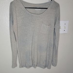 Old Navy Grey Boyfriend Style Long Sleeve Women's Small